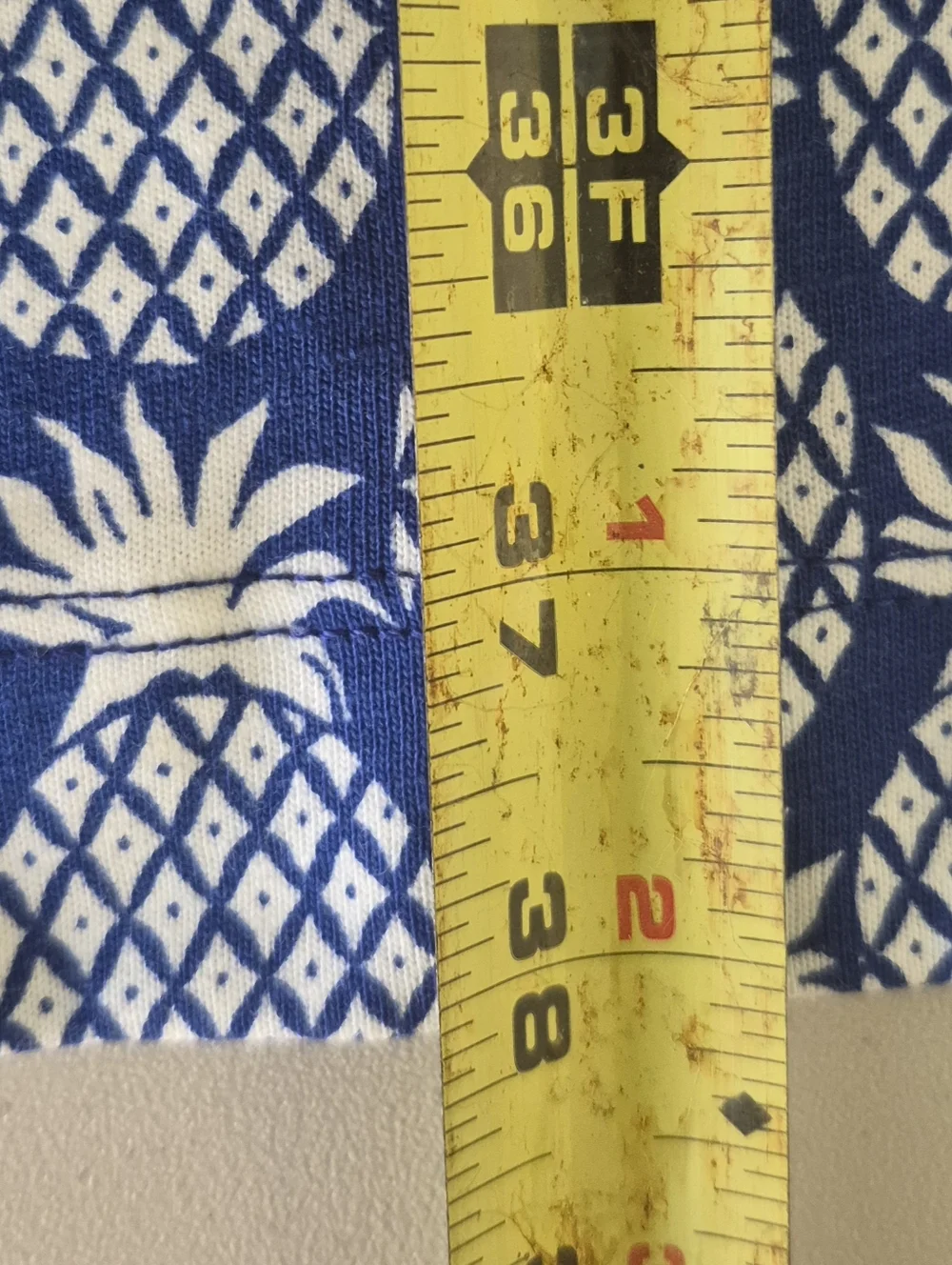 Boden Florrie Jersey Pineapple Print Dress Pockets Size 8 - Picture 16 of 16